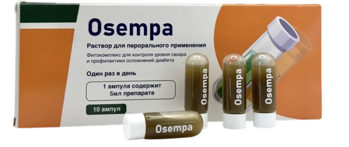 Осемпа (Osempa) — комплексный жидкий препарат для эффективного контроля сахара при диабете Осемпа (Osempa) — комплексный жидкий препарат для эффективного контроля сахара при диабете
