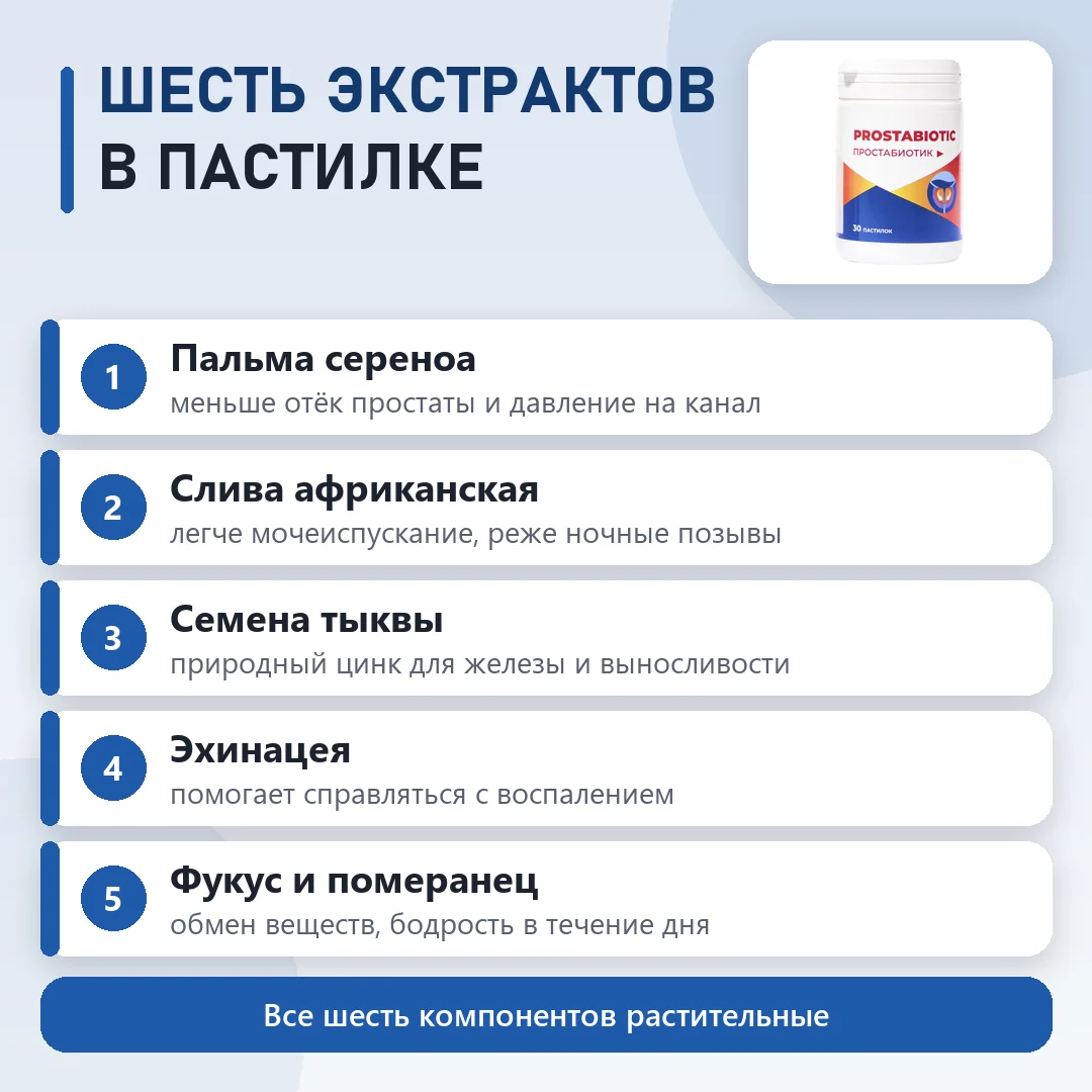 Состав Простабиотик: что входит в формулу