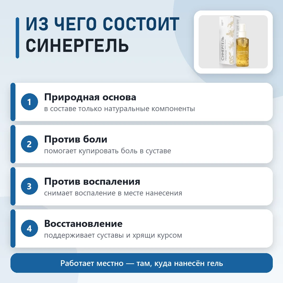 Состав Синергель: что входит в формулу