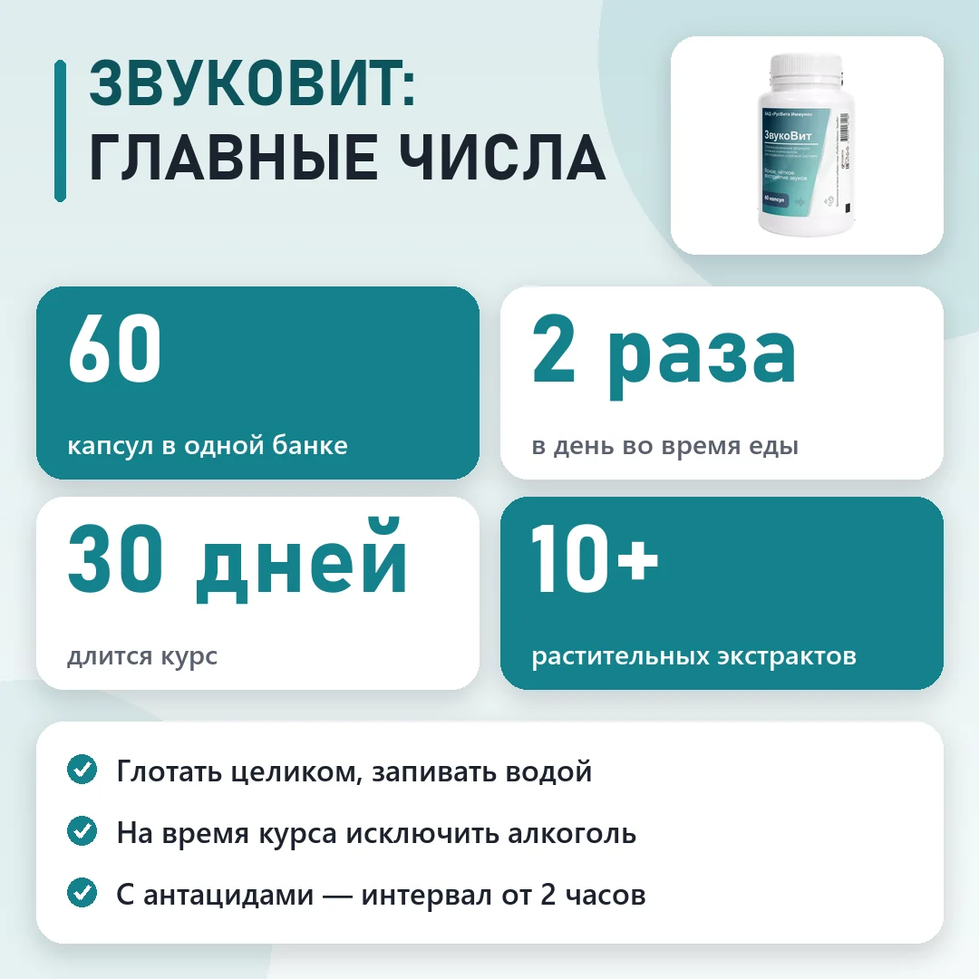 Звуковит в цифрах: схема и курс